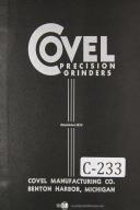 Covel-Covel Operators Instruction Parts No 17 10 x 16 Surface Grinder Machine Manual-# 17-No. 17-01